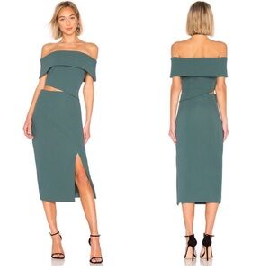 Revolve Elliatt Serpentine Green Dress Size XS‎